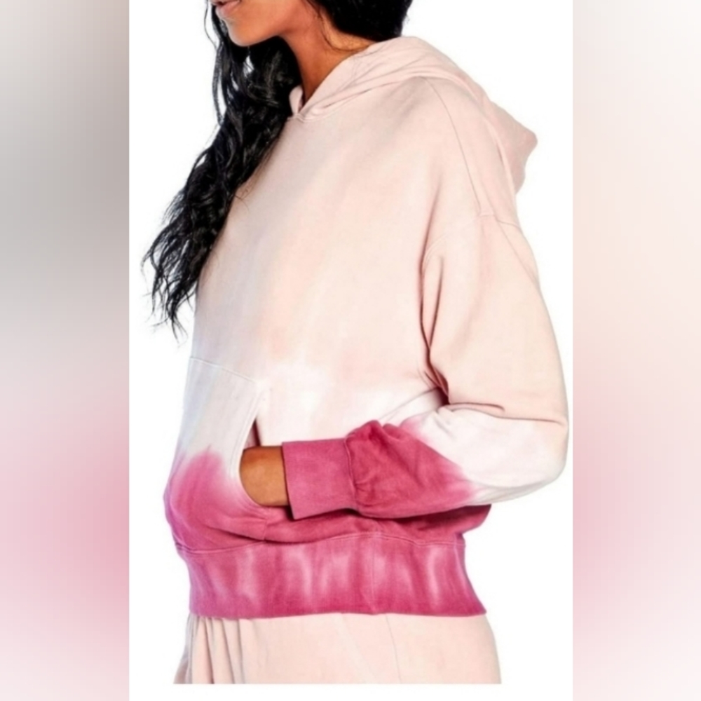 Wildfox Olivia pink tie dye Hoodie EUC